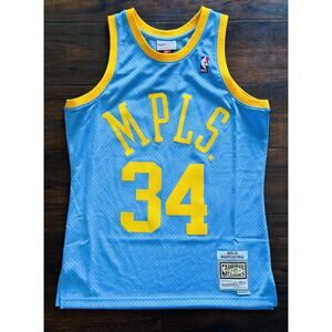 NEW Mitchell & Ness Los Angeles Lakers MPLS Shaquille O'Neal Jersey Men's Medium